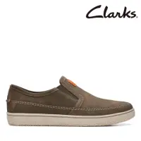 在飛比找momo購物網優惠-【Clarks】男款Hodson Step 縫線設計彈性大底