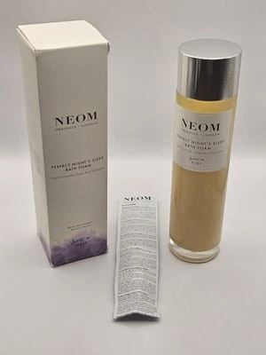 Neom Organics London Perfect Night's Sleep Bath Foam 200ml New In Box Luxury