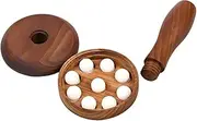 Wooden Massage Stick 9 Ball Tissue for Shoulder Neck Back Leg Cordless