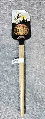 Williams Sonoma Happy Halloween Jack o' Lantern & Witch Spatula New