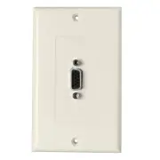 Skywalker Female to Female Wall Plate with VGA (Almond)