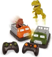 Terra by Battat RC Bumper Cars: Tarbosaurus Remote Control Battle Trucks Set New