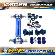 Front + Rear SuperPro Suspenison Bush Kit for Ford Mondeo HA HB HC HD 1998-2000