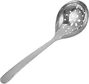 CIYODO Metal Strainer Spoon Large Drain Basket Perfect for Pasta Cooking Skimmer Serving Spoon Buffet Utensil Easy Maintenance Stainless Steel