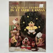 Leisure Arts Leaflet #1196 Christmas Bear It's Bearly Christmas Plastic Canvas