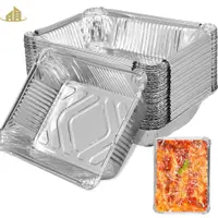 在飛比找蝦皮購物優惠-50Pcs Aluminum Foil Trays 1100