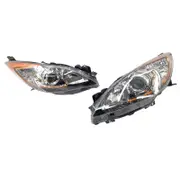 Pair Head Light Lamp Fit For Mazda 3 BL Sedan Hatch 2009-2013