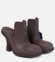 [Burberry] Burberry Barbican PVC mules AU 6 red