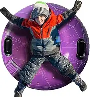 Snow Tube - Heavy Duty Inflatable Snow Tube for Sledding, Portable Snow Sledding Tube, Funny Sled Winter Outdoor Fun Toys for Family Activities, Outdoor Activities