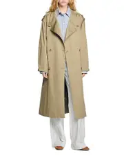 Sandro Belted Trench Coat