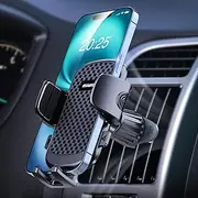 [2025 Upgraded] Phone Holder Car [Exclusive Anti-Vibration Tech] Rotatable Universal Mobile Phone Vent Mount, Van Truck Stand Cradle for iPhone 16 Pro Max 15 14 13 12 Mini SE Samsung S25 S24 Android