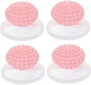 4pcs Balls Laundry Filter Mesh Bag Washing Machine Lint Trap Easy to Clean Reusable for Dog Cat Hair Removal