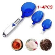 Measuring Spoon Scale Plastic Modern Blue 1-4 Pcs Small 1-500G Solid for Kitchen
