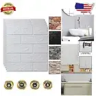Waterproof 3D Peel and Stick Foam Panels - Versatile Faux Brick Covering