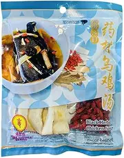 STAR FLOWER Black Herbal Chicken Soup Soup Base Silkie Chicken Convenient Prepackaged Soup Base 100g