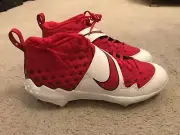 Nike Force Air Trout 6 Pro Metal Baseball Cleats Size 11.5 University Red