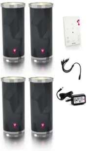 Ape Labs Can 2+ Set of 4 | IP65, Grey
