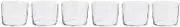 Krosno Harmony Mini Tumbler 190ML Set of 6 Gift Boxed
