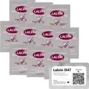Lalvin D47 Wine Yeast (10 Pack) - Make Wine Cider Mead Kombucha at Home - 5 G Sa