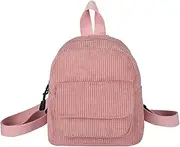 [Generic] Teen Backpacks, Corduroy Bookbag, Corduroy Backpack, School Backpack, School Bags for Teen Girls, Travel Daypack, Lightweight Laptop Bag for Girls, Women, School, College Students