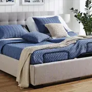 Solace Sleep king single adjustable bed with copper-infused memory foam mattress