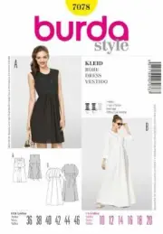 Burda Sewing pattern, 7078 - Dresses