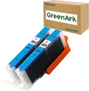 [GREENARK] Compatible Canon 681 Ink Cartridge CLI-681 XXL Ink Replacement for Canon PIXM TR7560 TR8560 TS6160 TS6260 TS8160 TS8260 TS9160 TS9560 TS706 (2 Cyan)
