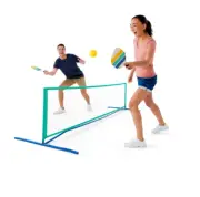 Pickle ball Set Pickleball Paddle of 2 Rackets 2 Balls and Net with Stand