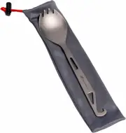 Ultra-Light Titanium Spork for Backpacking & Camping
