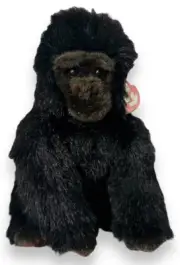 Ty Stuffed Plush Animal 1995 "BABY GEORGE" THE Black Gorilla APE 10" NWT NOS