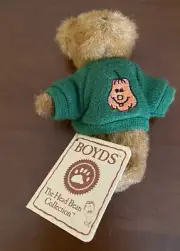 Boyds Bears Mini Thinkin' of Ya Halloween 3-1/2" Jack O'Lantern Shirt w/Tag, NWT
