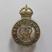 BRITISH ARMY CAP BADGE. THE 1st. and 2nd. LIFE GUARDS. GV.