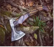 Handmade Viking Axe Hatchet Throwing Axes Ash Wood Engraved Chopper Axe Gifts