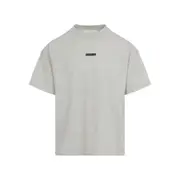 [Fear Of God Essentials] Fear Of God Essentials Logo-plaque Cotton T-shirt S GREY