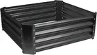 Square Raised Garden Bed - 90Cm X 90Cm - Grey - Galvanised Steel Planter Box for