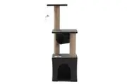 Paws & Claws Catsby 65cm Elsternwick Cat Tree Scratch House Furniture Charcoal