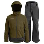 【德國LOUIS】RXR/307P OUTPERFORM 對流透氣風雨衣雨褲 橄欖綠色 防水時尚連帽外套長褲307919