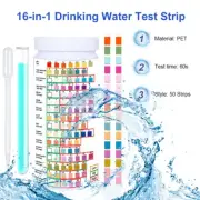 16 in 1 Drinking Water Test Kit Strips 100Strip Home Water Quality Test for Tap