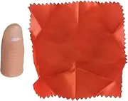 Panda Loco Disappearing Cloth Thumb Tip Finger Fake Magic Soft Red Trick Close Up Vanish Appearing Novelty