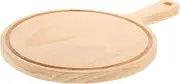 UTHCLO Wooden Pizza Peel Paddle Bread Platter Pizza Serving Board Easy to Use Home Decor