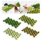 DIY Static Grass Tufts Layout Miniature Miniature Artificial Grass for Scenery