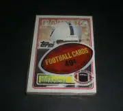 1983 Topps Football Cello Pack - CLIFF BRANCH TOP CARD