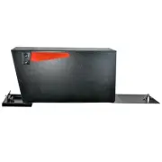 Mail Boss Post Mount Mailbox w/ High Security Locking Street Safe Front/Rear