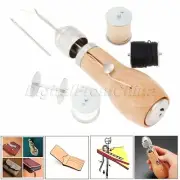 For Leather Canvas Repair Pro Speedy Stitcher Sewing Awl Curve Straight Needle