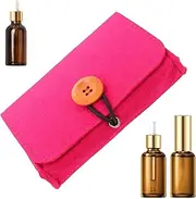 [Generic] Travel Skin Oil Case - Skin Oil Storage Bag for Travel, Oils and Skin Care Organiser for Indoor and Outdoor Use, Skin Care Massage Oil Storage Bag, Pink, Siehe Beschreibung, See description