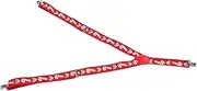 [WOFASHPURET] Men's Christmas Ornaments Fun Snowman Suspenders Adjustable Back Straps Strong Clips Trendy