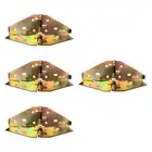 4x Folding Flip Top Hinges Table Flip Hinges for Cupboard Computer Table