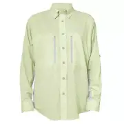 Calcutta Men’s Long Sleeve Performance Fishing Shirt, Olive, X-Large