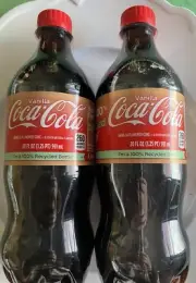 2- Vanilla Coca-Cola Coke 20oz Bottles- Free Shipping