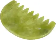 Ipetboom 1Pc Natural Jade Scraping Comb Portable Massage Tool for Scalp Increases and Relieves Stress Lightweight and Easy to Carry for Massage Therapy and Wellness